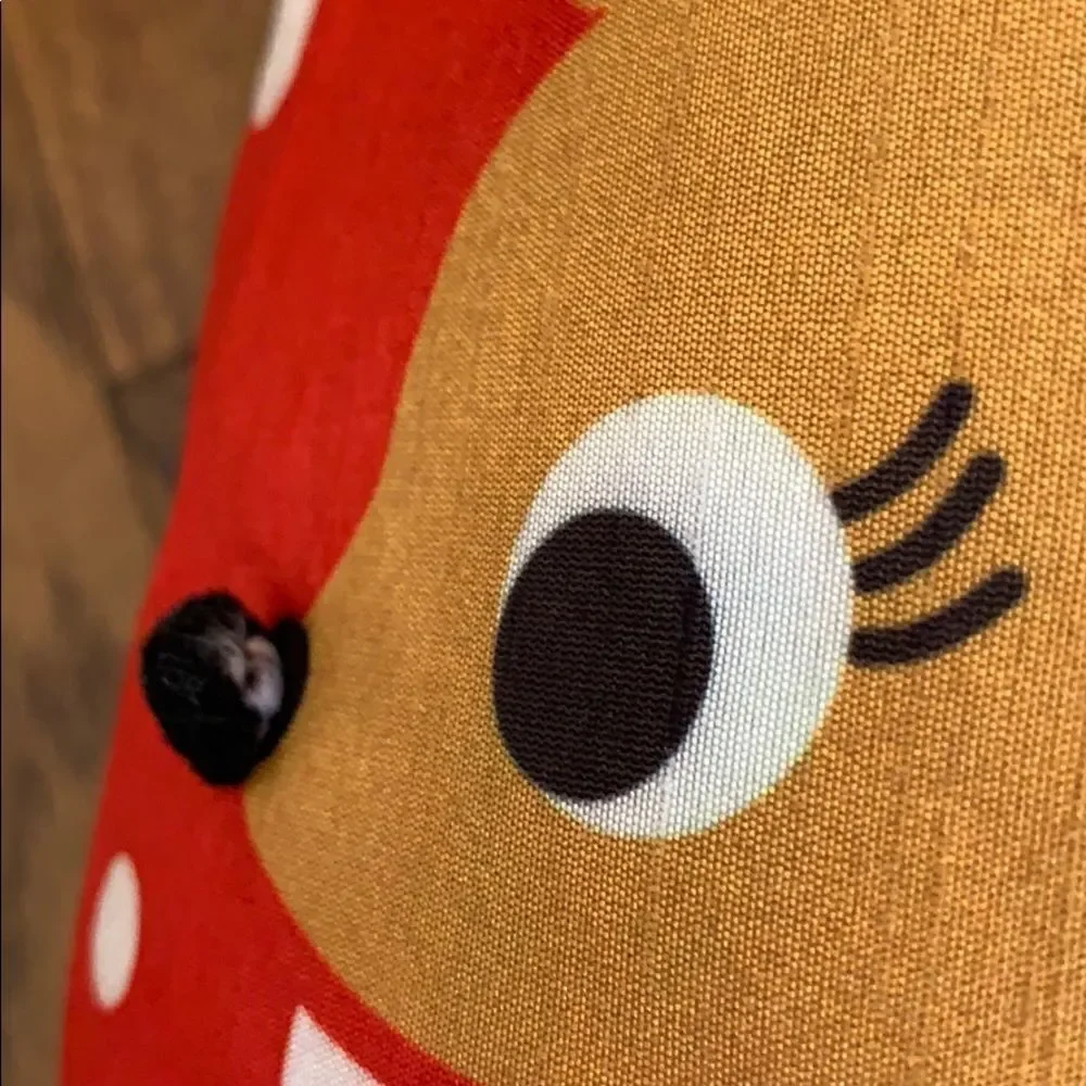 ‎Hobby Lobby Happy Holidays reindeer pillow